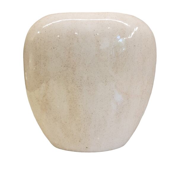 Vintage Hand Painted Bamboo Vase Signed 1984 Rare Vintage Vase Clay Pottery - Picture 6 of 15